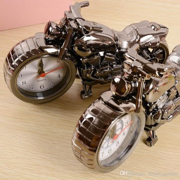 Motosiklet Tasarımlı Alarmlı Saat