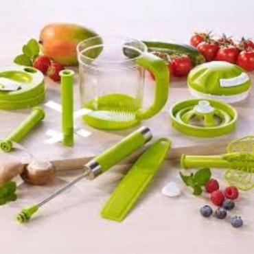 Genius Twist N Joy Mekanik Blender Seti