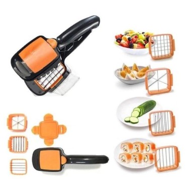 Nicer Dicer Quick 5 İn 1 Pratik Hazneli Sebze Meyve Doğrayıcı