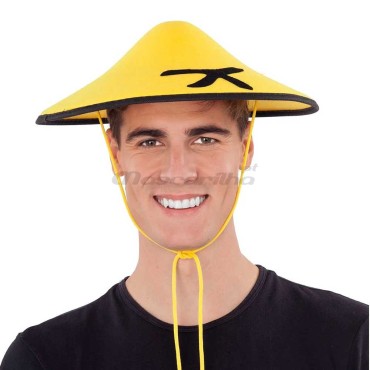 Japon Şapkası Çinli Şapkası Sarı Renk