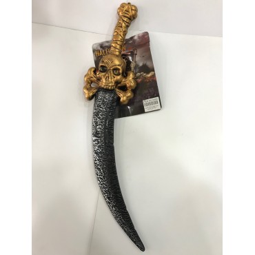 Korsan Kılıcı Kuru Kafalı 65 cm