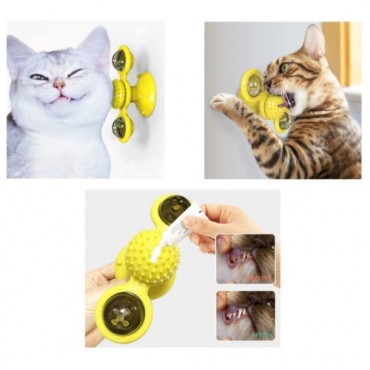Vantuzlu Dönen Kedi Oyuncağı