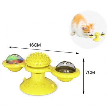 Vantuzlu Dönen Kedi Oyuncağı