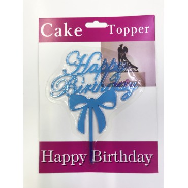 Happy Birthday Fiyonk Cake Topper 4 Adet