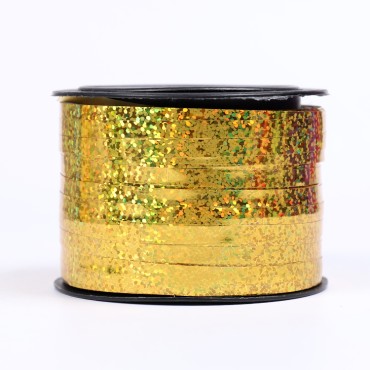 Gold Renk Ekstra Metalik Rafya İp 90 Metre
