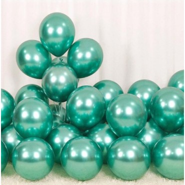 Krom Balon Yeşil Renk 50 Adet