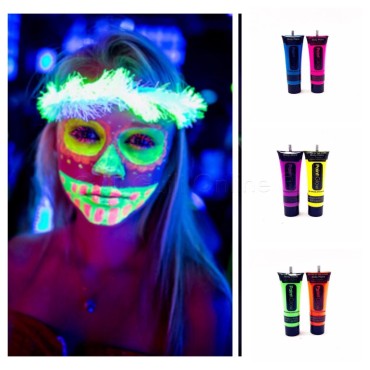 Glow Stick Boya Fosforlu Krem Boya 12 Adet