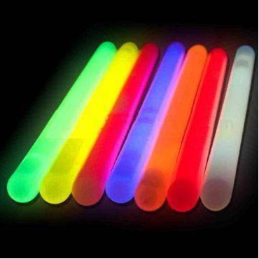 Karanlıkta Parlayan Fosforlu Glow Stick Kalın Çubuk 20 cm 1 Adet