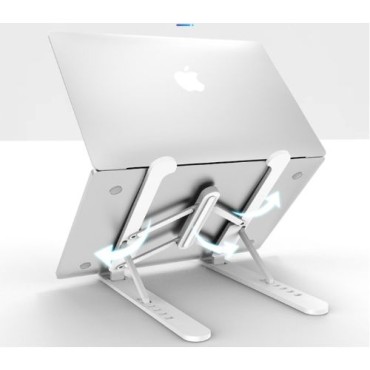 Yükseklik Ayarlı Laptop Standı Beyaz