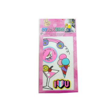 Karışık Sticker 12 Adet