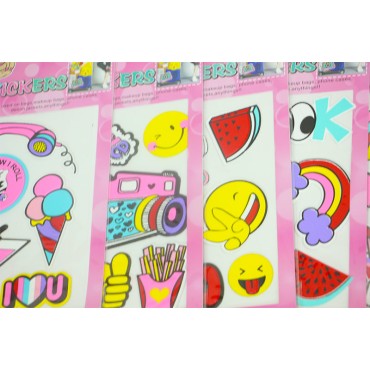 Karışık Sticker 12 Adet