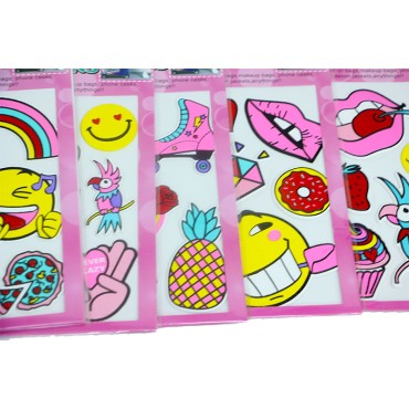 Karışık Sticker 12 Adet