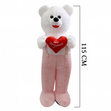 Peluş Ayıcık Pembe 115 Cm.