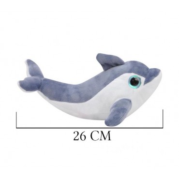Peluş Yunus Balığı Oyuncak 26 cm