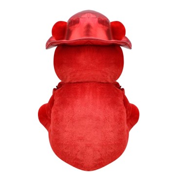 Şapkalı Ayı Oyuncak 45 cm Kırmızı