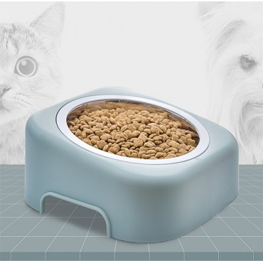 Mikopet Eğimli Çelik Kedi Köpek Mama Kabı 