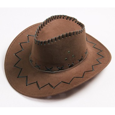 Süet Kovboy Şapkası Çocuk