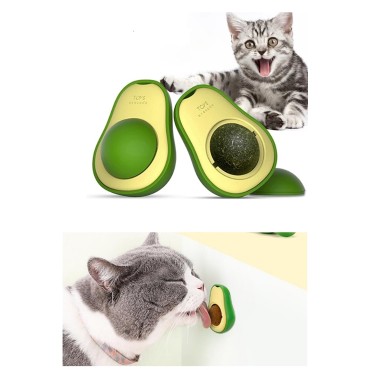 Avokado Tasarımlı Kedi Yalama Topu