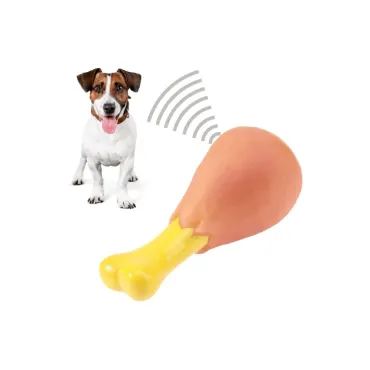 Köpekler İçin Sesli Oyuncak Tavuk Butu