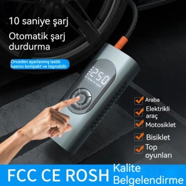 Dijital Lastik Şişirme Pompası 