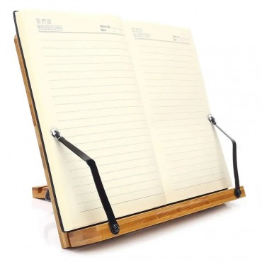 Bambu Ahşap Kitap Okuma Ve Tablet Standı