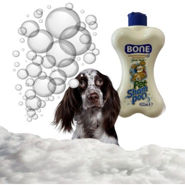Bone Uzun Tüylü Köpekler İçin Şampuan 400 ML.