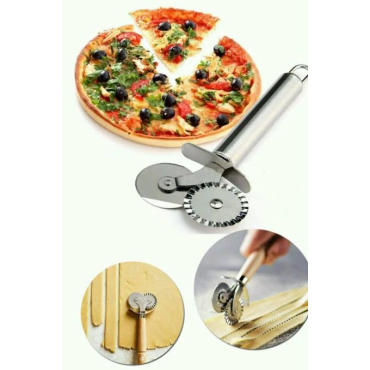 Çift Başlıklı Pizza Hamur Bıçağı