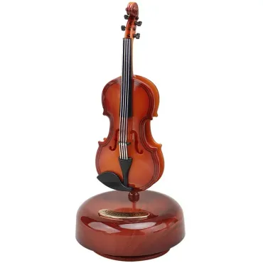 Hareketli Violin Müzik Kutusu