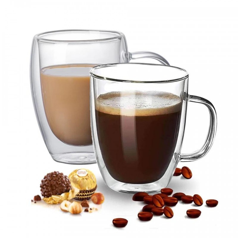 Çift Cidarlı Kupa Bardak 400 ml.
