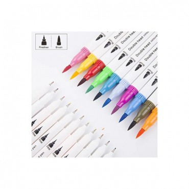 Dual Brush Pens (Çift Uçlu Fırça Kalem Seti) 