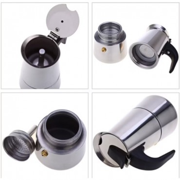  Espresso Maker (Moka Pot) 2 Fincan 