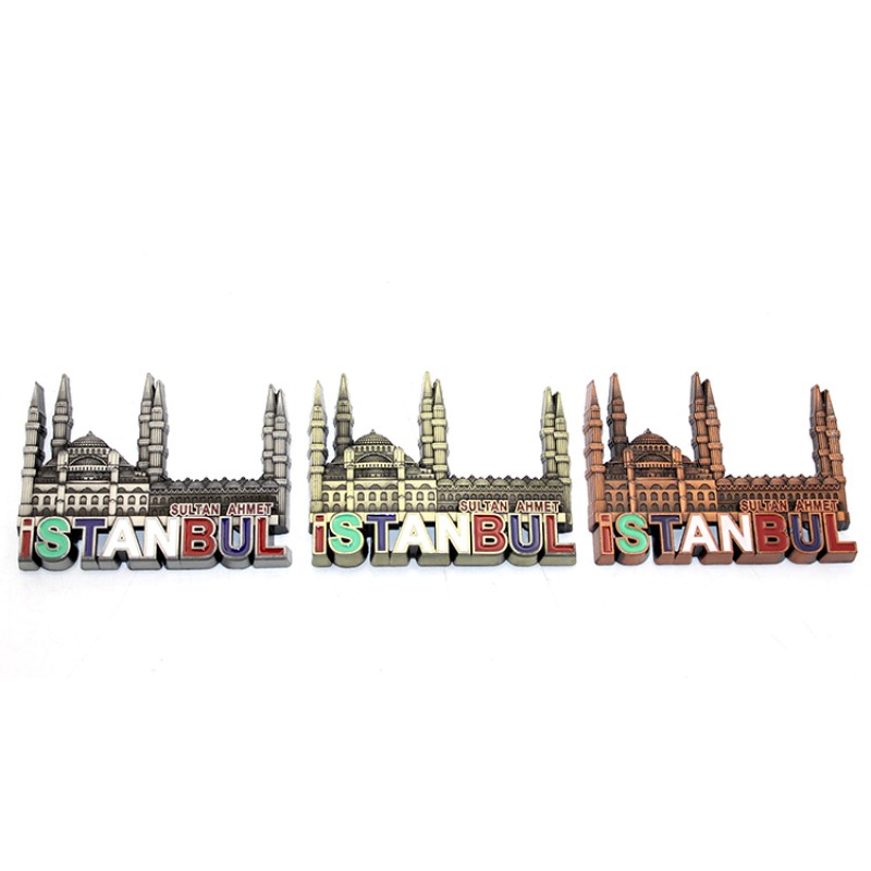 İstanbul Temalı Metal Magnet Model 5 