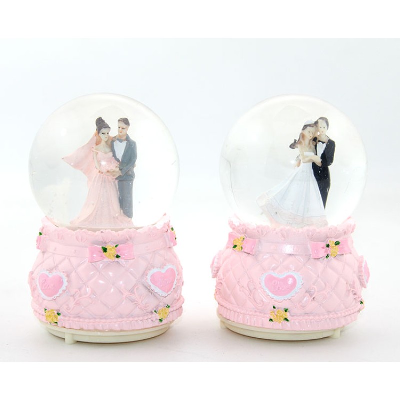 Işıklı Müzikli Kar Küresi 13 Cm Alk1787