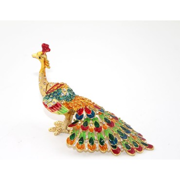 Swarovski Taşlı Tavuskuşu Model 1 
