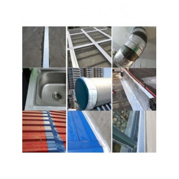 Alüminyum İzolasyon Tamir Çatlak Bandı  10 Santim 5 Metre Çamur Bant ( 10cm * 5m )