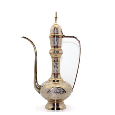 Dekoratif Pirinç Adalet Terazisi Heykel Biblo 48 Cm ksk180.