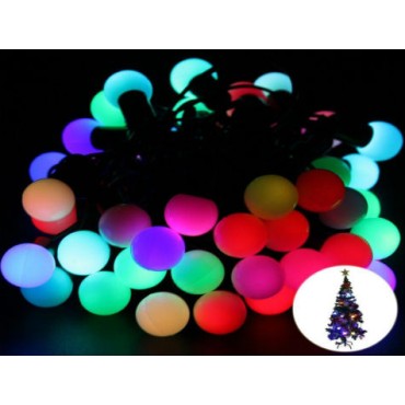 5 Metre 28 Mini Top RGB Led Siyah Kablo