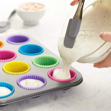 12'li Silikon Muffin Kalıbı