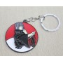 Metal Dönen Itachi Uchiha Anahtarlık 