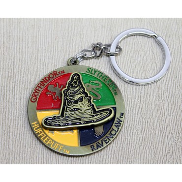 Metal Dönen Harry Potter Seçmen Şapka Anahtarlık 