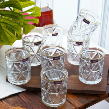 6'lı Kristal Meşrubat Bardağı 300 ml 