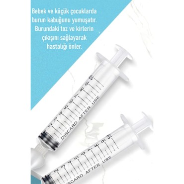 2'li Bebek Burun Temizleme Şırıngası 