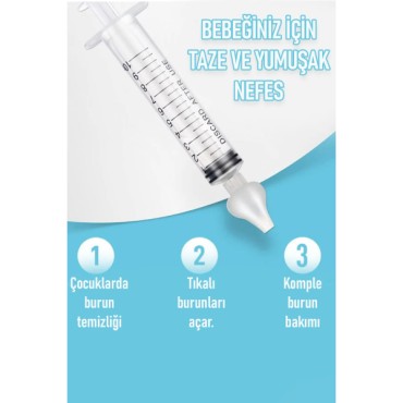 2'li Bebek Burun Temizleme Şırıngası 
