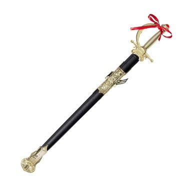 Altın Renk Kabzalı Oyuncak Şövalye Kılıcı – 68 cm 