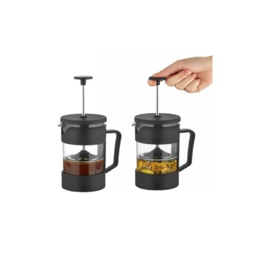 Siyah Cam French Press 350 ml 