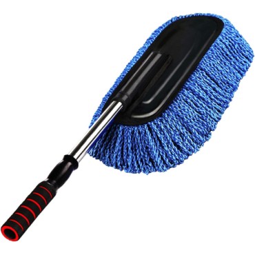 Teleskopik Mikrofiber Araç Yıkama Fırçası 