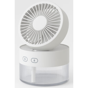 Su Spreyli Katlanır Başlıklı USB Mini Fan 
