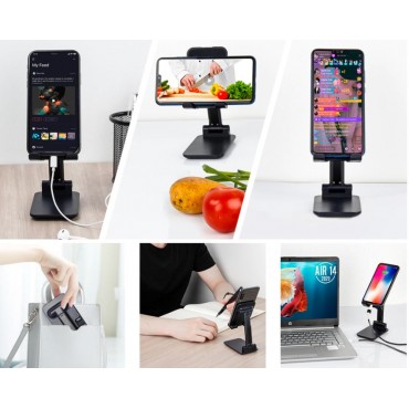 Katlanabilir Masaüstü Telefon Tutucu Stand CM-157