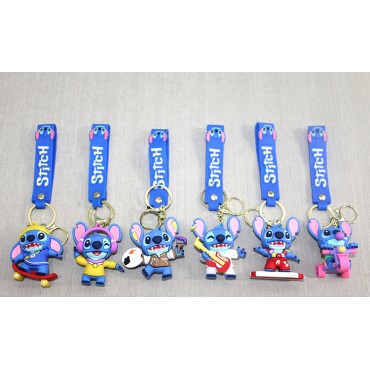 Karışık Stitch Silikon Anahtarlık 