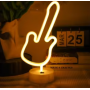 Neon Gitar Masa Lambası 